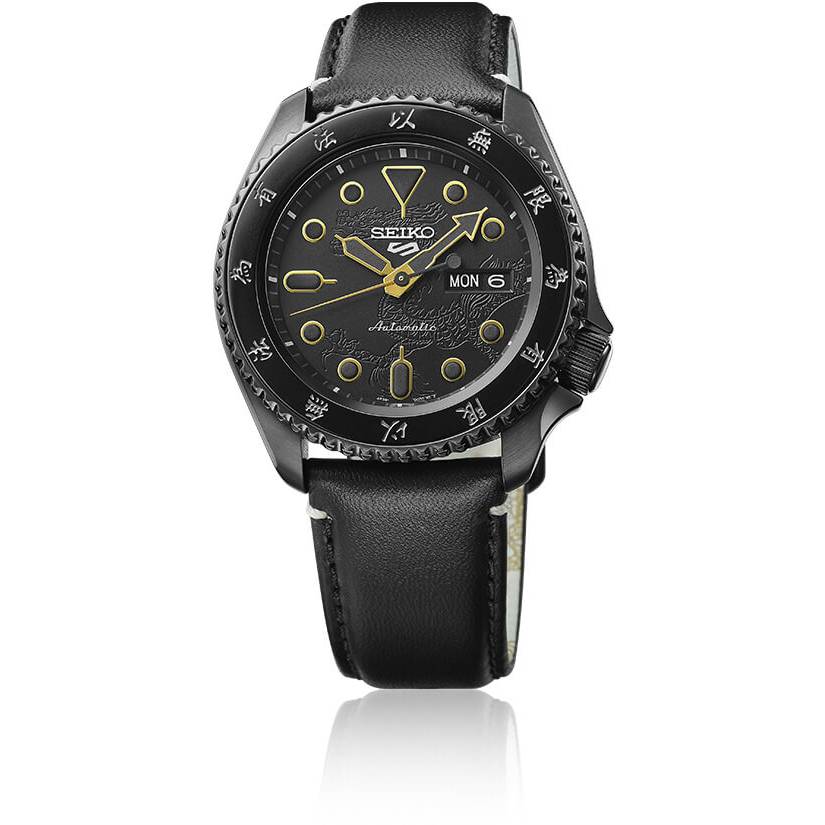 Orologio Uomo Seiko 5 Bruce Lee Automatico Edizione Limitata Nero Giallo SRPK39K1