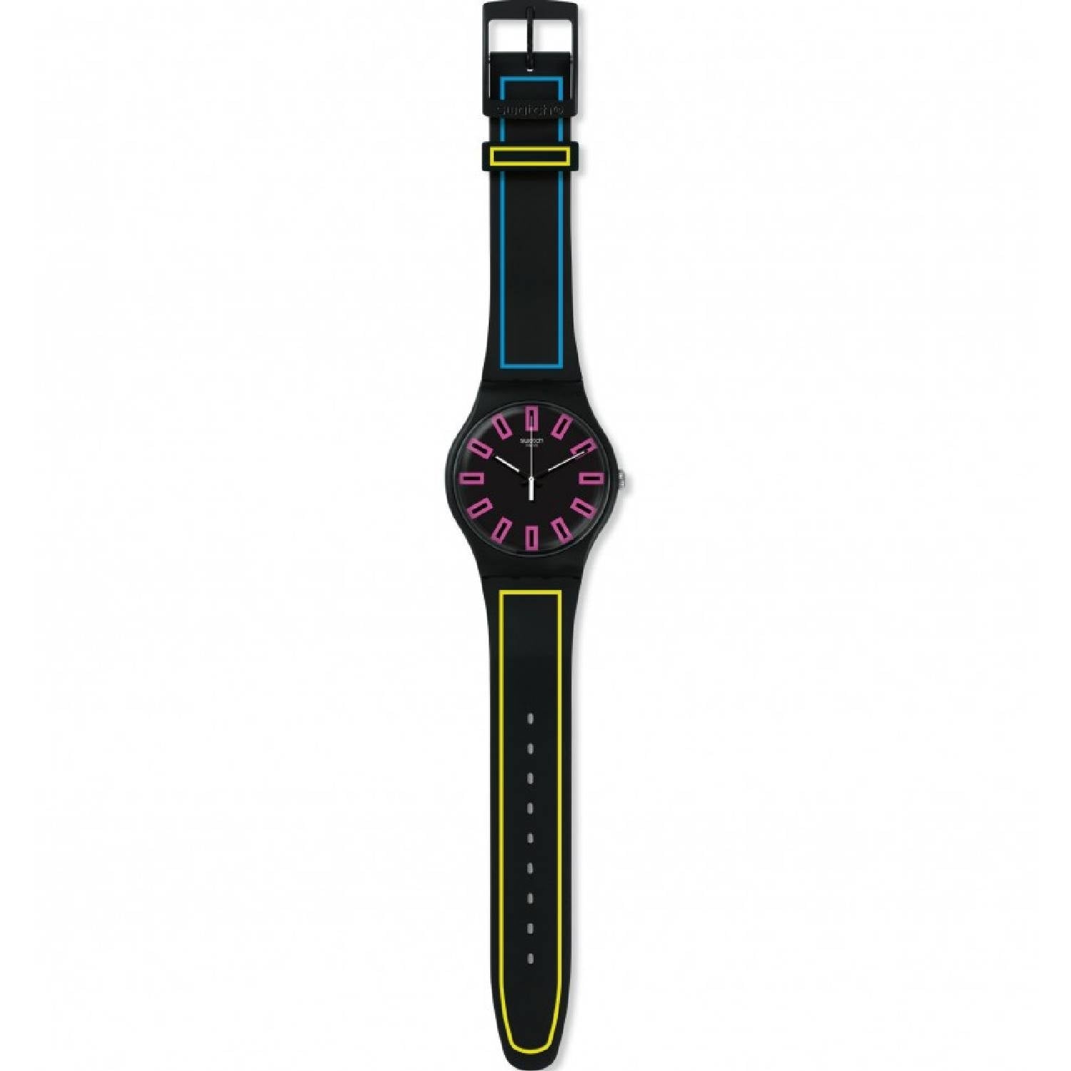 Orologio Donna Gomma Resina Swatch Quarzo Solo Tempo Around The Strap SUOB146