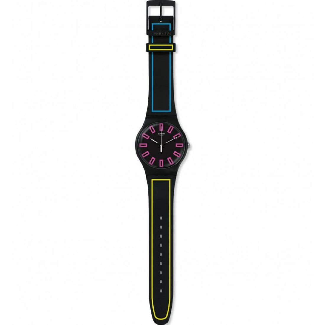 Orologio Donna Gomma Resina Swatch Quarzo Solo Tempo Around The Strap SUOB146