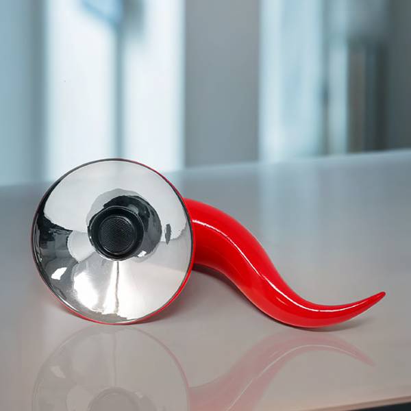 Corno Sequenze Amplificatore Bluetooth Rosso Argento SQ0203/AR